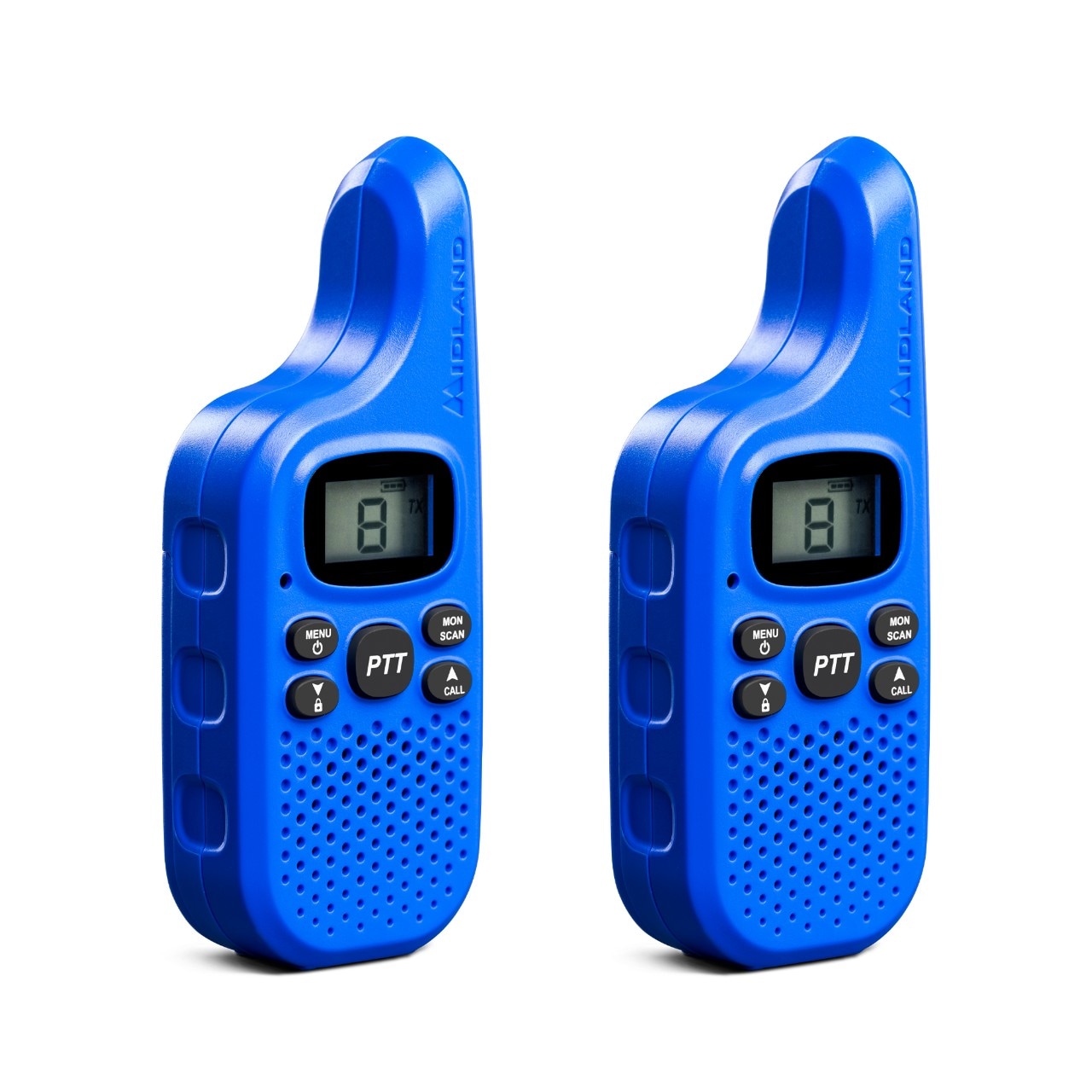 <div class='descrGalleryTitle'>MIDLAND XT5 - WALKIE TALKIE PER LA FAMIGLIA</div><div class='descrGalleryText'><p>Per giocare con i bambini, per parlare dal box sottocasa, per il tempo libero e la vacanza.&nbsp;Due walkie talkie di un bel blu brillante per grandi e piccoli, che funzionano con standard PMR 446 Mhz, quello che permette di comunicare via radio senza licenza. Utilizza canali reali, scannerizza tutte le frequenze nel raggio di 4 km, usa la trasmissione half-duplex.</p>
<p><b>PREZZO AL PUBBLICO: 29,90 euro</b></p>
</div>